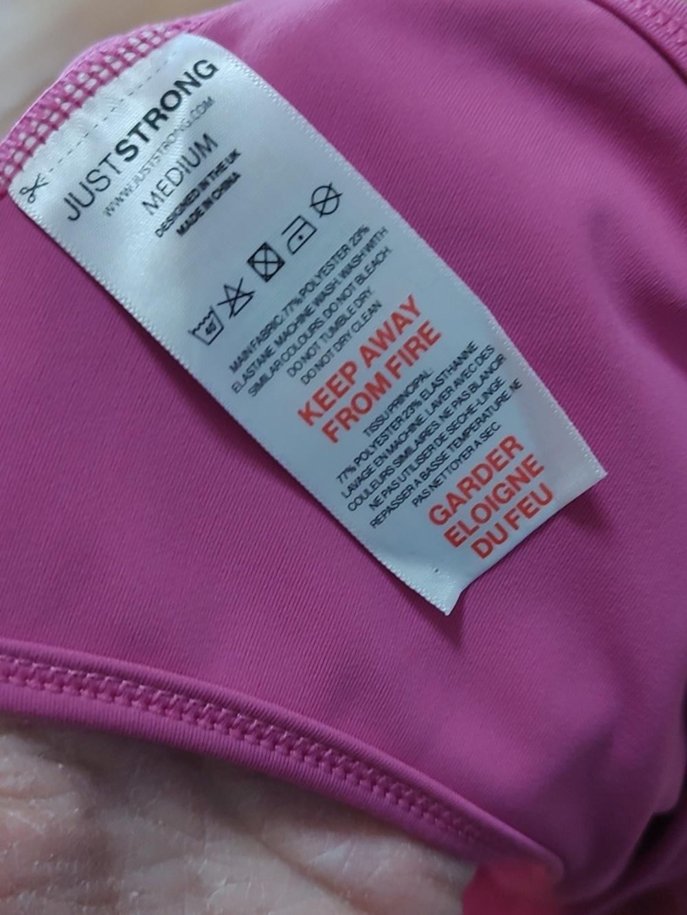 High-Impact Pink Sports Bra with Smooth Support - Picture 7 of 8
